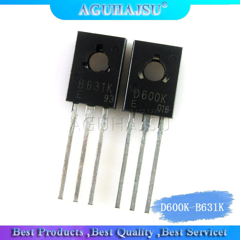 2 Cái / lốc 2SD600K D600K 2SB631K B631K Chính Hãng TO 128 1 Cái D600K + 1 Cái B631K