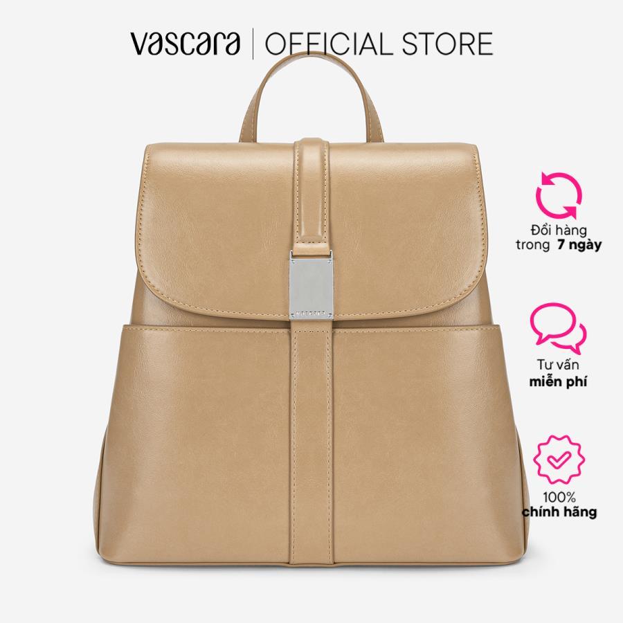 Vascara Balo Nắp Gập Casual Nhấn Khóa Trang Trí - BAC 0236