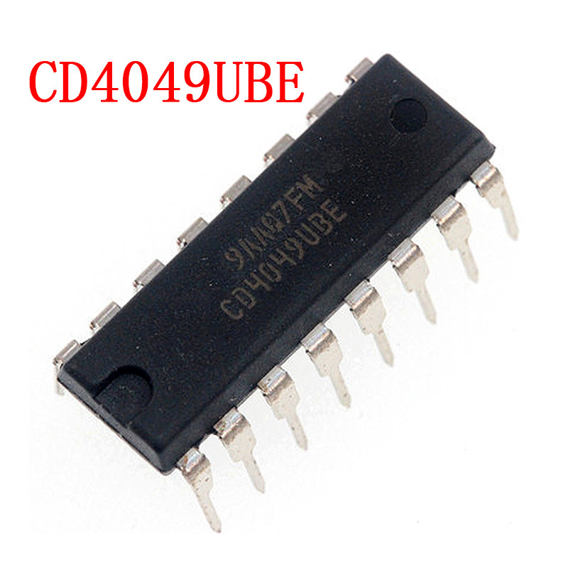 10 Cái / lốc CD4049UBE DIP16 CD4049 DIP CD4049BE DIP 16 IC Mới Và Nguyên Bản