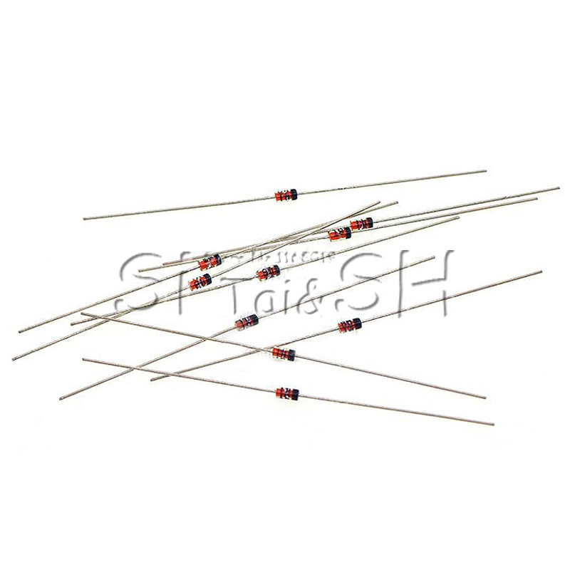100 Chiếc 1N60 DO 7 1N60P DO 35 Schottky Germanium Diode TV Radio FM Phát Hiện