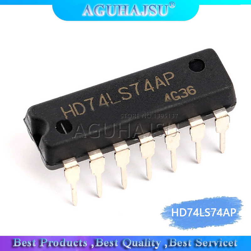 10 CHIẾC HD74LS74AP DIP14 HD74LS74 DIP SN74LS74AN DIP 14 74LS74 SN74LS74N HD74LS74P IC mới và nguyên