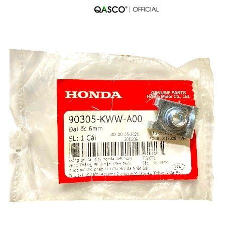 Đai ốc 6mm QA(90305KWWA00)_(10C 1T)