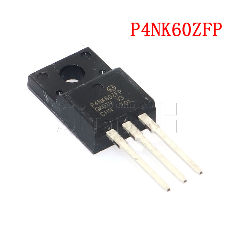 10 CÁI STP4NK60ZFP TO 220F P4NK60ZFP TO220F STP4NK60 ĐẾN 220F 4NK60 STP4NK60ZF MOS FET bóng bán dẫn