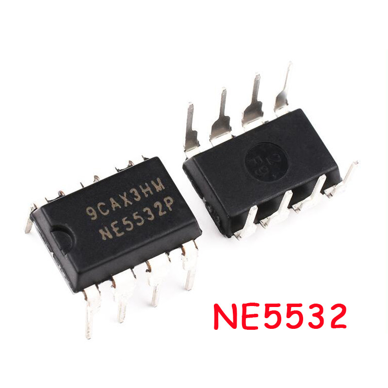 HT-10 Cái / lốc NE5532 NE5532N NE5532P 5532 = NJM5532DD 5532DD 5532D DIP 8 IC mới và nguyên bản