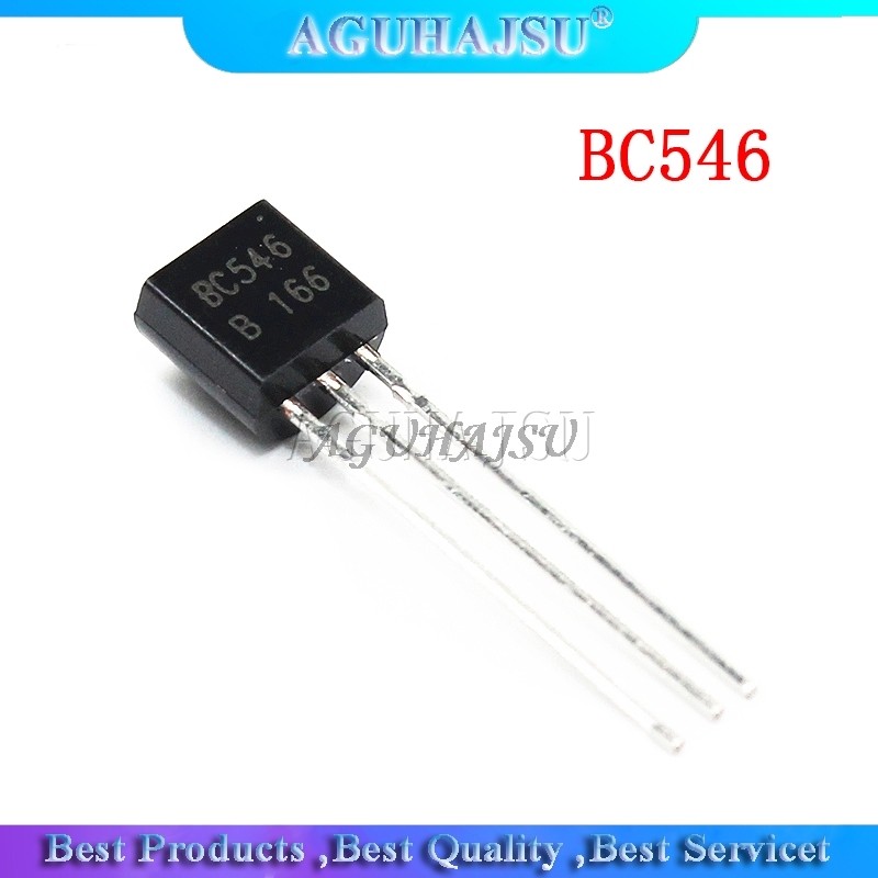 HT-100 CÁI BC546 BC546B TO 92 TO92 546B triode transis Transistor mới nguyên bản