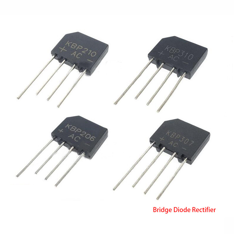 20 Cái / lốc KBP206 KBP210 KBP307 KBP310 KBL406 KBL408 KBL410 KBL608 Bộ chỉnh lưu Diode cầu ZIP