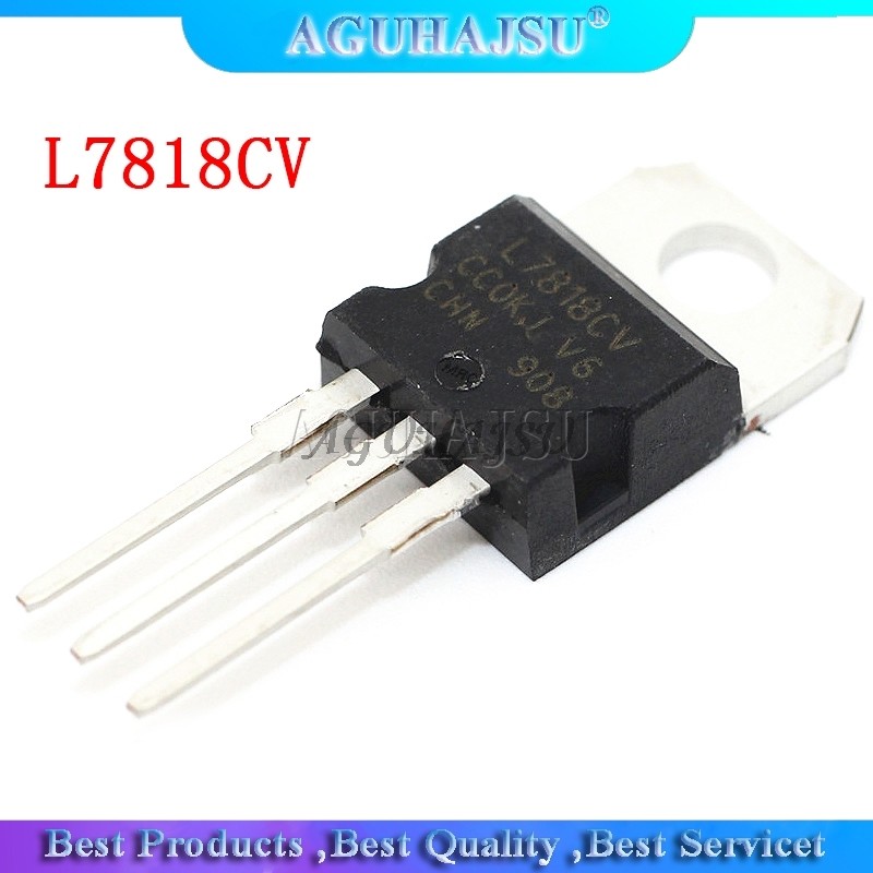 HT-10 CÁI L7818CV L7818 ĐẾN 220 TO220 7818 LM7818 MC7818 molwei ống điều chỉnh điện áp ổn định Ống M