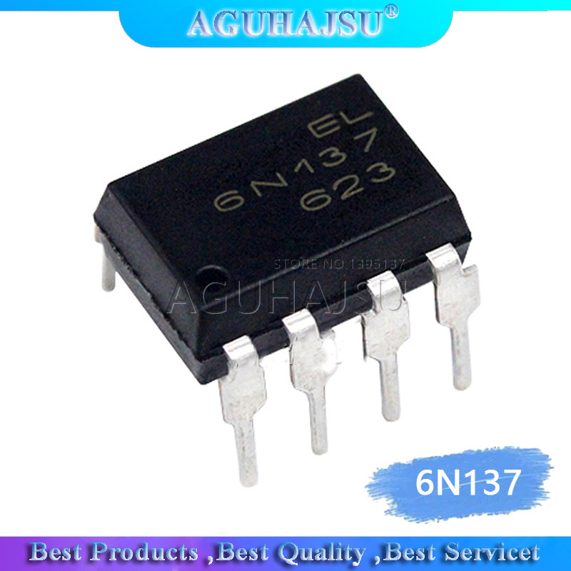 10 CÁI 6N137 DIP8 6N137 DIP DIP DIP 8 IC mới và nguyên bản
