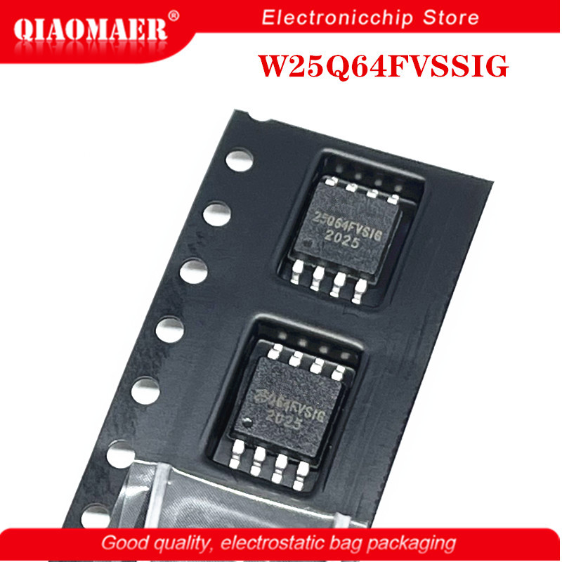 5 Cái / lốc W25Q64FVSSIG W25Q64FVSIG 25Q64FVSSIG 25Q64FVSIG 25Q64FVS1G W25Q64 25Q64 SOP8 IC gốc hoàn