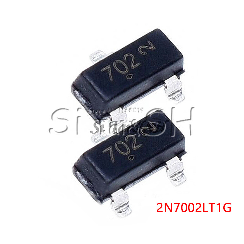 100 CÁI 2N7002LT1G SOT23 2N7002 SOT 23 SMD 702 MMBT7002LT1G 60 V, 115 mA, N Kênh mới và nguyên bản