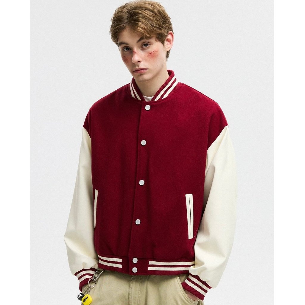 BASEBALL JACKET 6307 RED