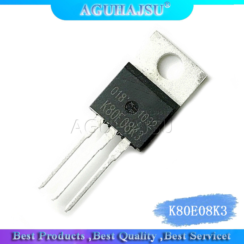 5 CÁI K80E08K3 TO 220 TK80E08K3 TO220 mới nguyên bản