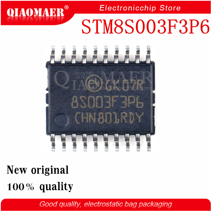 1 Cái / lốc Mới Nguyên Bản STM8S003F3P6TR TSSOP 20 8S003F3P6 8 bit vi điều khiển MCU / 8KB / 16MHZ b