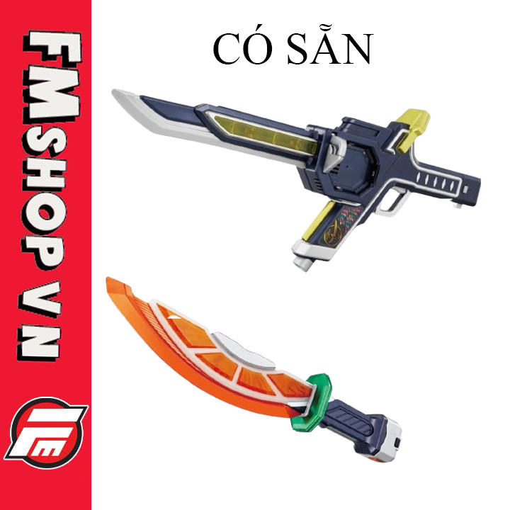 (Nobox) Mô Hình Đồ Chơi DX Musou Saber & Daidaimaru & Orange Lockseed Set