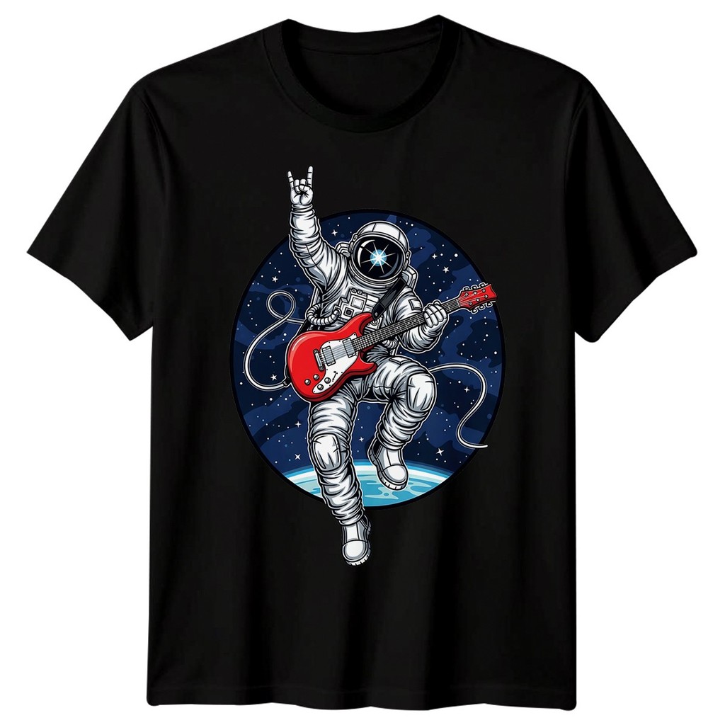 Phi hành gia Rock Music Space Áo nam Tee Graphic Men Tee