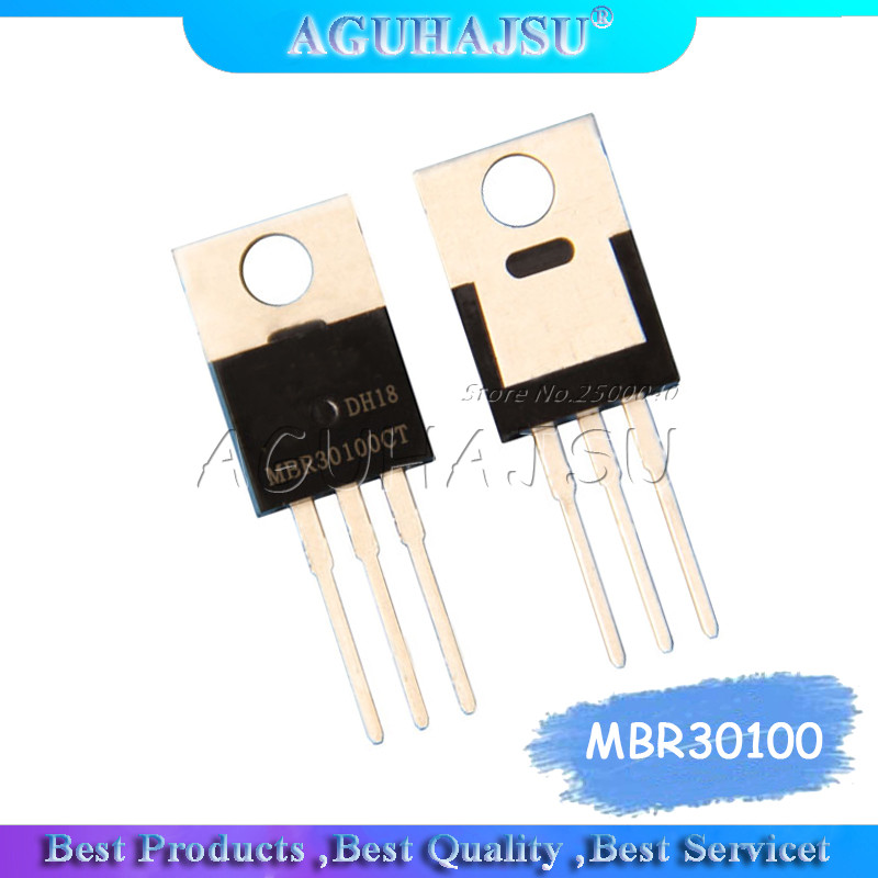 HT-10 chiếc MBR30100 TO220 MBR30100CT TO 220 MBSF30100CT MBRF30100 B30100G mới và nguyên bản