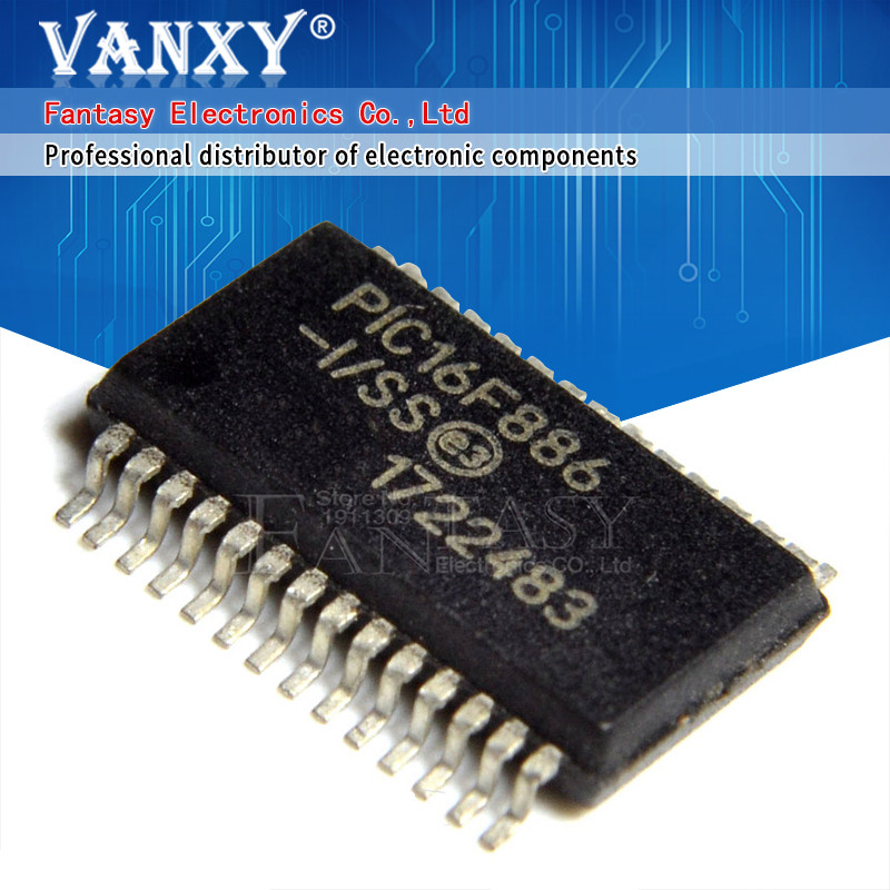 1 CÁI PIC16F886 I / SS SSOP28 PIC16F886 SSOP 16F886 SSOP 28 SMD
