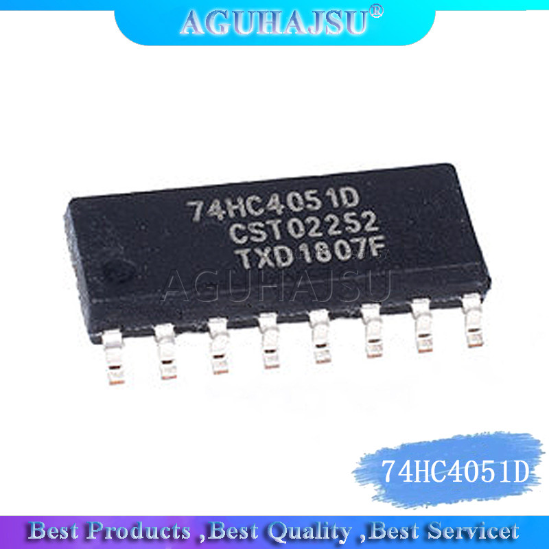 10 CHIẾC 74HC4051D SOP16 74HC4051 SOP SN74HC4051DR SOP 16 SMD IC mới và nguyên bản