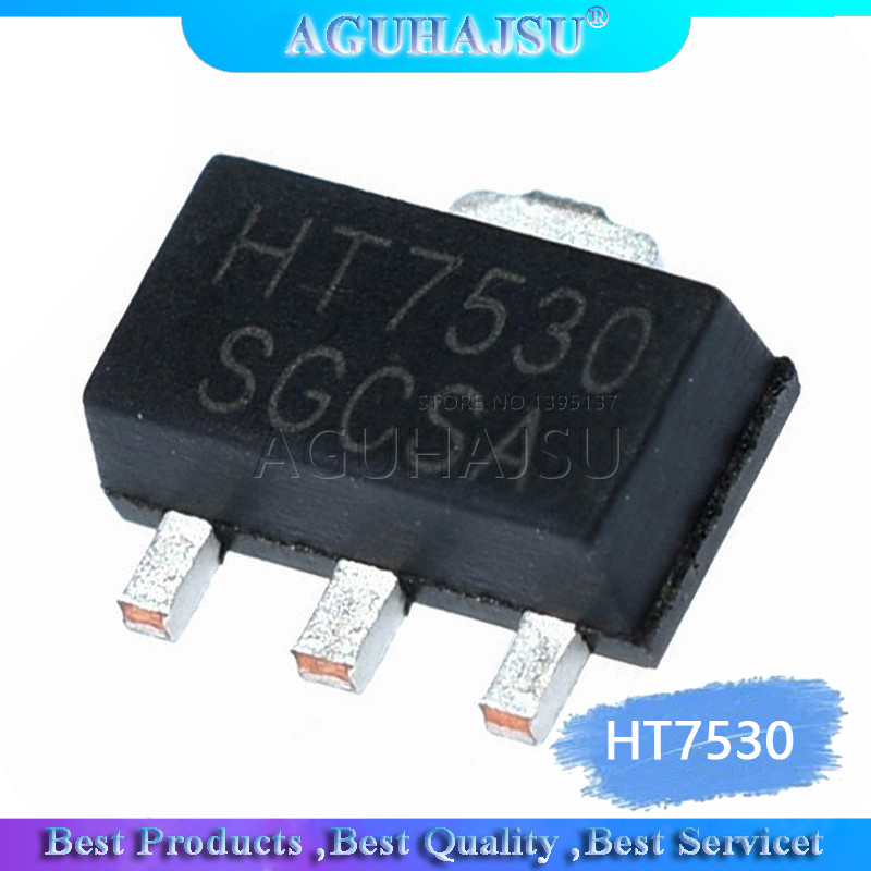 10 Cái / lốc HT7530 1 HT7530A 1 7530 1 SOT89 IC Chính Hãng và Mới