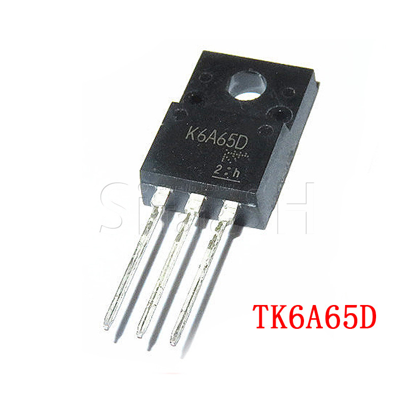 10 chiếc TK6A65D ĐẾN 220F K6A65D ĐẾN 220 TK6A65 TO220F MOSFET N Ch FET 650V 4.0s IDSS 10 uA .95 Ohm