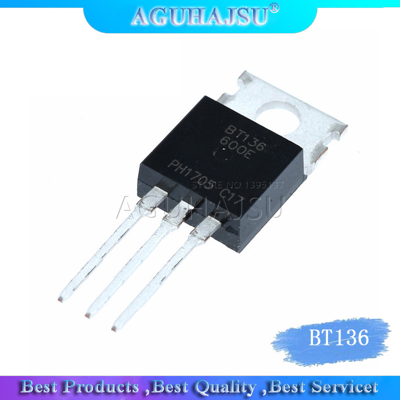 10 CÁI BT136 600E TO220 BT136 600 TO 220 BT136 136 600E IC mới và nguyên bản