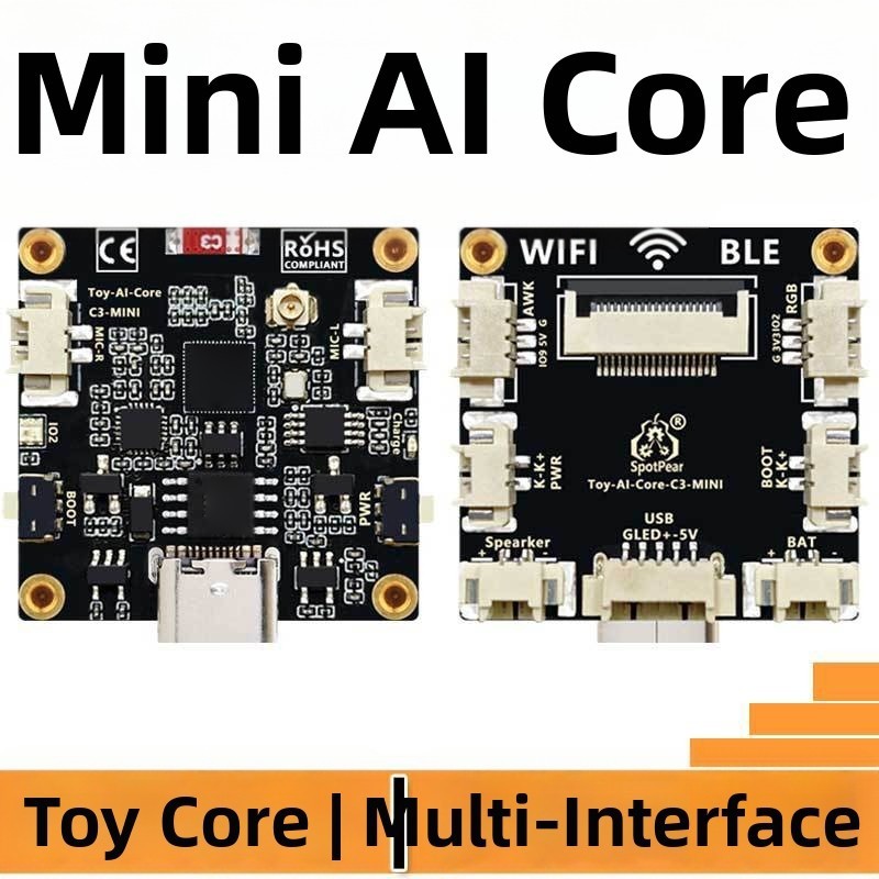 [FAIRLAND] Bảng phát triển Mini AI Voice Robot: dành cho Chatbot ESP32 C3 có màn hình LCD