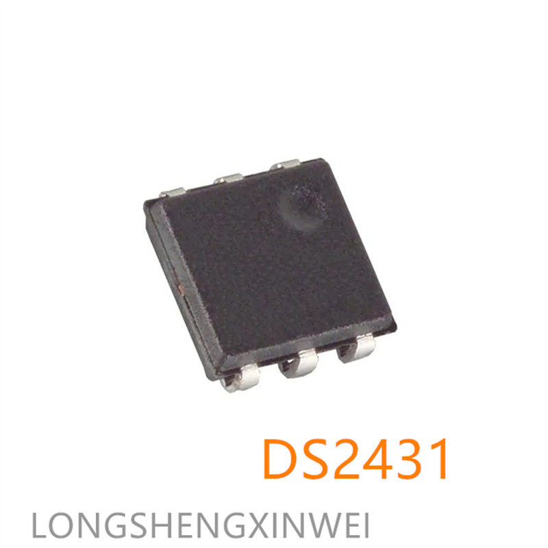 SHDJ-1 CÁI DS2431 2431 Bộ nhớ đóng gói TSOC 6 Miếng dán Chip nhớ mới