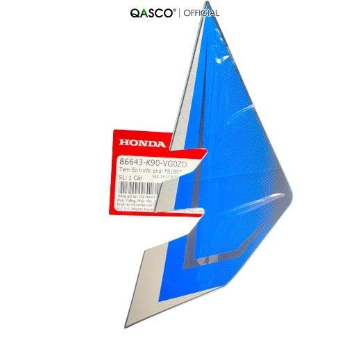 Tem ốp trước phải *B189* QA(86643K90VG0ZD)_(HN 21)