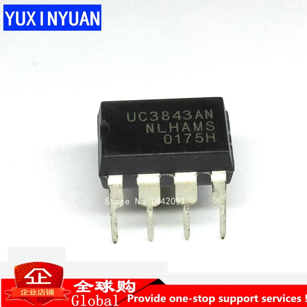 Vào UC3843 KA3843 chế độ hiện tại Bộ điều khiển PWM DIP 8 5 CÁI / LÔ