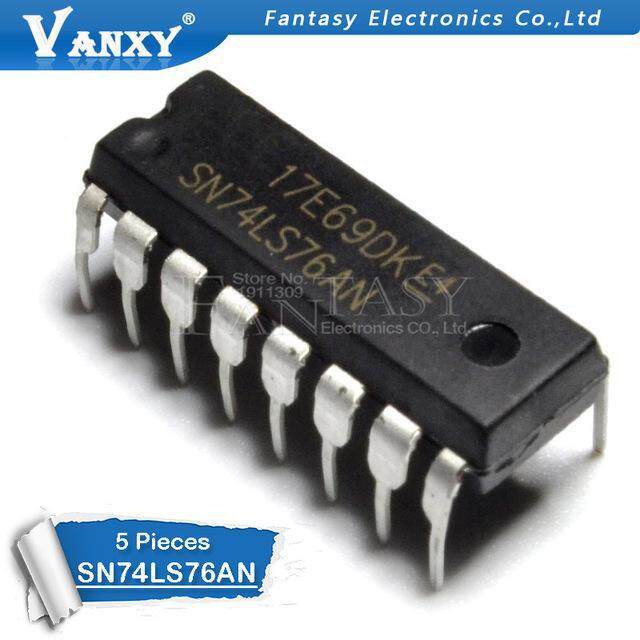 5 chiếc SN74LS76N DIP16 74LS76 DIP HD74LS76AP DIP-16 HD74LS76P SN74LS76AN mới nguyên bản