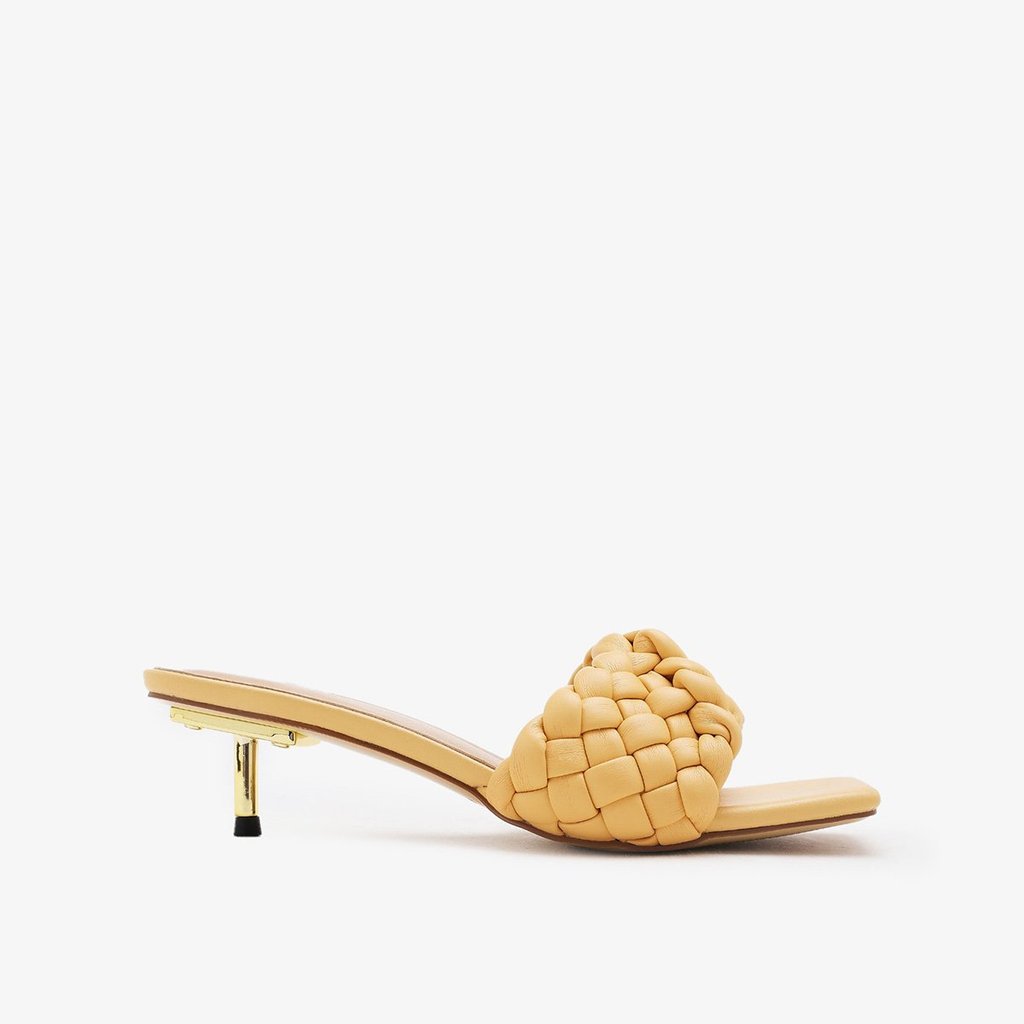 Dép Nữ Pazzion Charlotte Braided High Heels