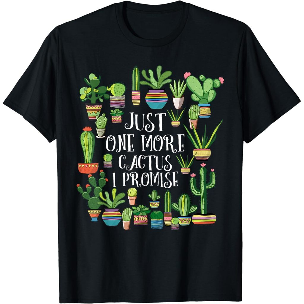 Just One More Cactus Plant Lover Cactus Áo Sơ Mi Xương Rồng Unisex Áo Thun