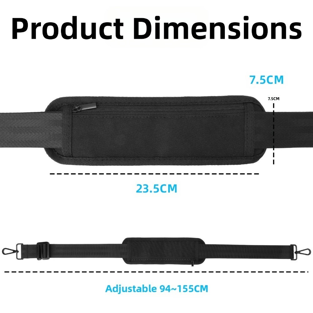 [FAIRLAND] Dây đeo vai Nylon có thể điều chỉnh cho hộp điện Anker-SOLIX C300 lâu trôi