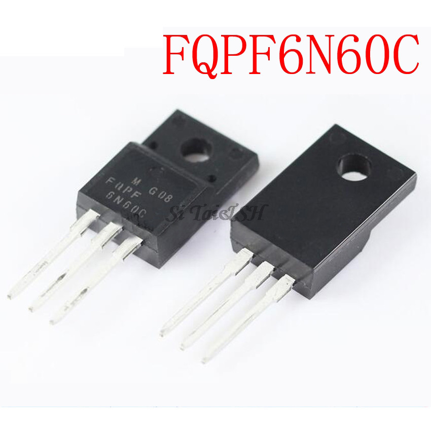 HT-10 CÁI FQPF6N60C ĐẾN 220 6N60C 6N60 TO220 FQPF6N60 Mới nguyên bản