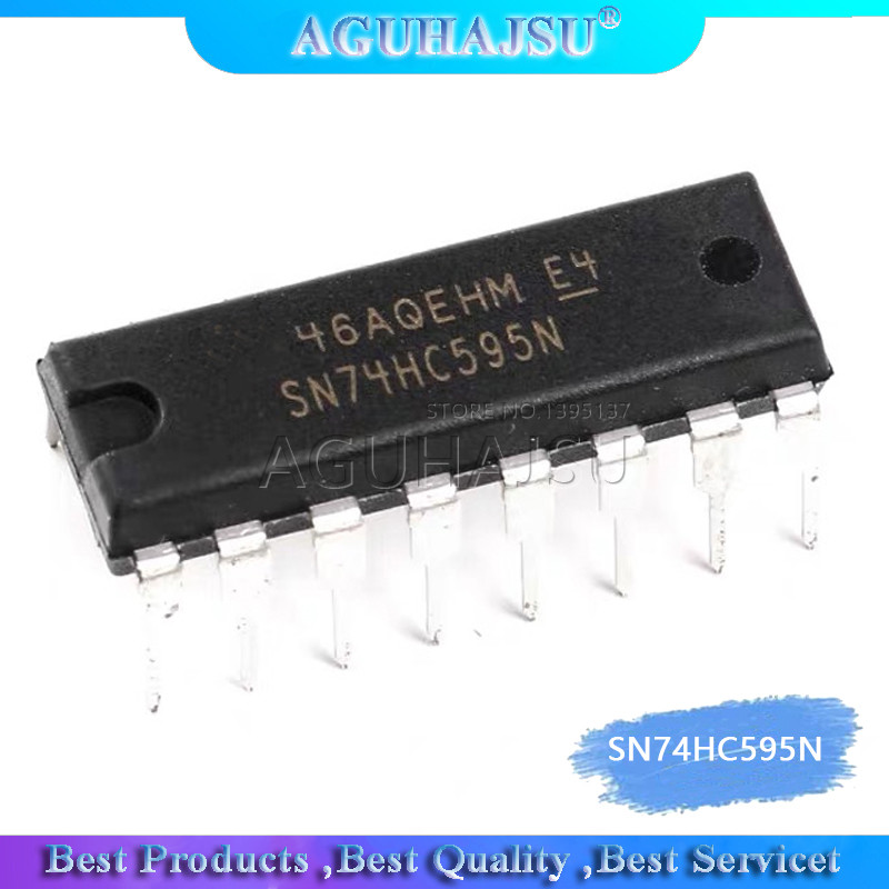 10 CHIẾC SN74HC595N DIP16 SN74HC595 DIP 74HC595N 74HC595 IC mới và nguyên bản
