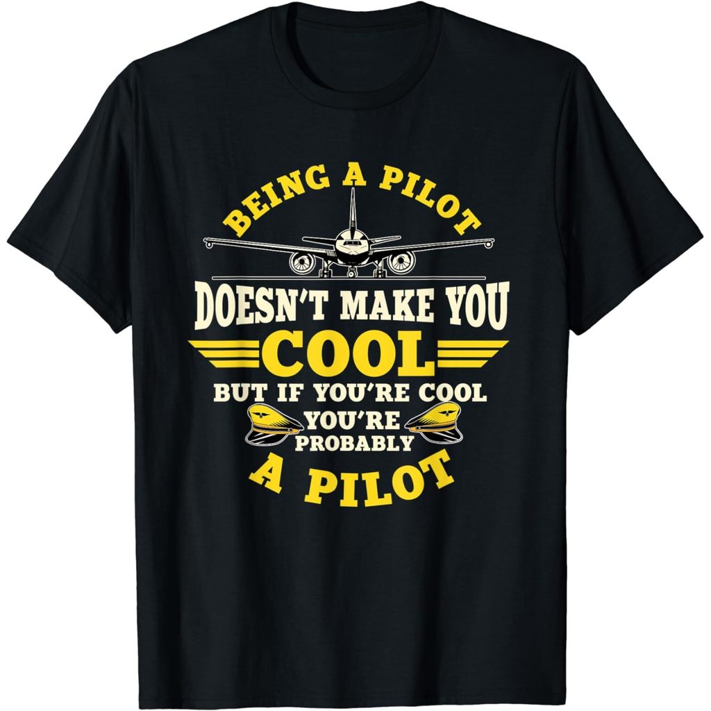 Phi công mới Aviator Airman Máy bay bay bay Máy bay Tee Áo sơ mi