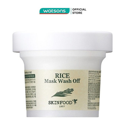 Mặt Nạ Gạo Skinfood Rice Mask Wash Off 120g