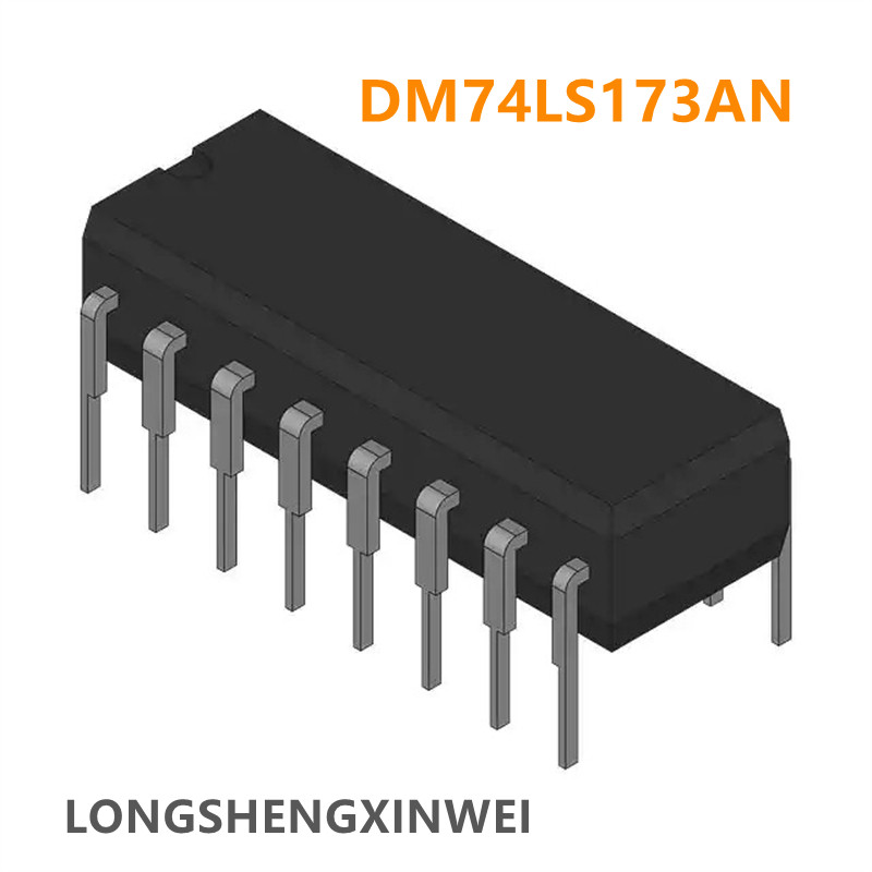 SHDJ-1 Chiếc Mới 74LS173 DIP 16 Cắm Trực Tiếp Chip DM74LS173AN Mạch Tích Hợp