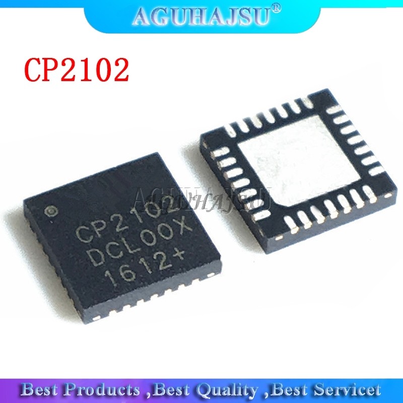 HT-5 CÁI CP2102 GMR QFN CP2102 SILABS QFN28 CHIP ĐƠN USB TO UART BRIGE mới nguyên bản