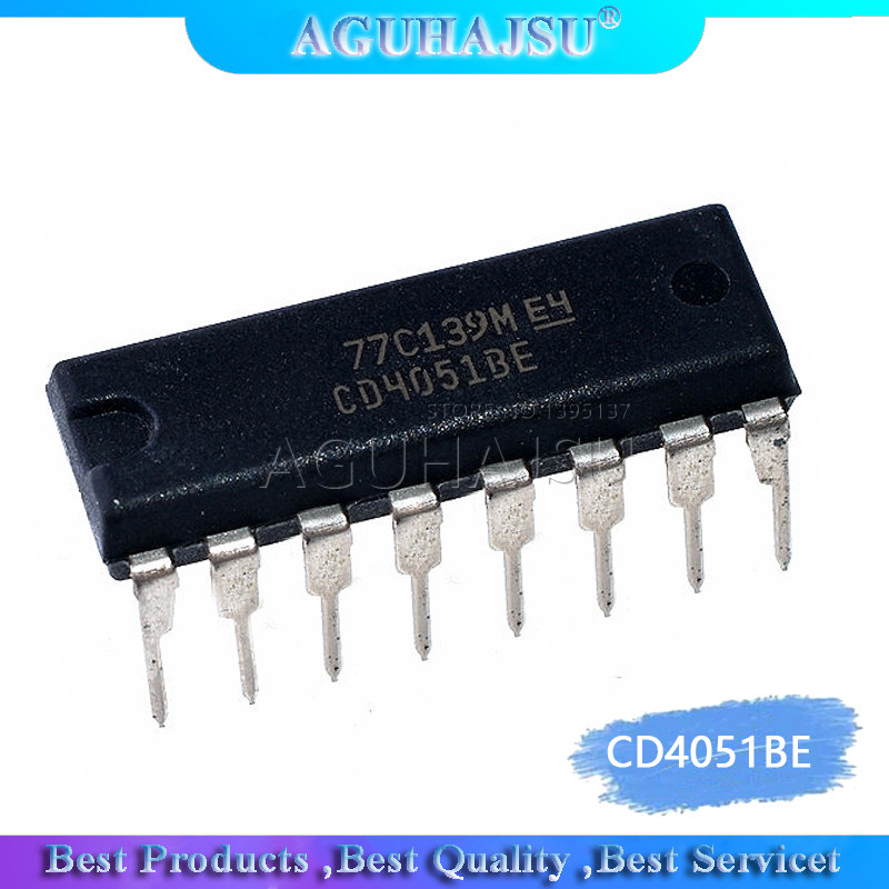 10 CÁI CD4051BE DIP16 CD4051 DIP IC mới và nguyên bản