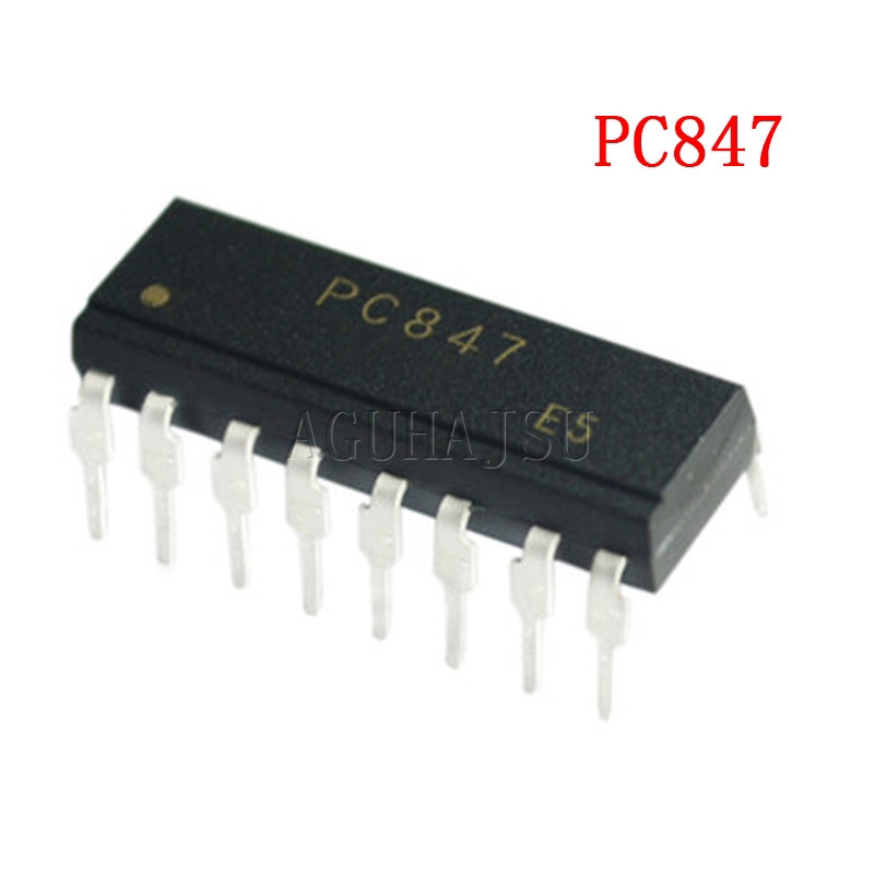 HT-10PCS PC847 DIP optocoupler bốn PC817 PC817 4 DIP16 chính hãng