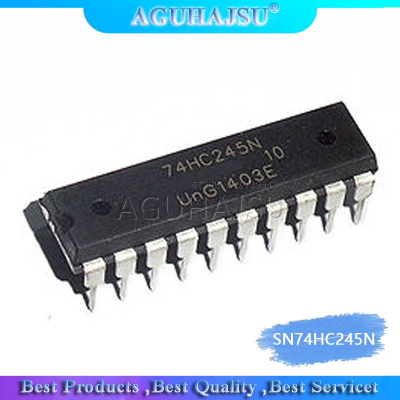 10 CÁI SN74HC245N DIP20 SN74HC245 DIP 74HC245N DIP 20 74HC245 HD74HC245P IC mới và nguyên bản