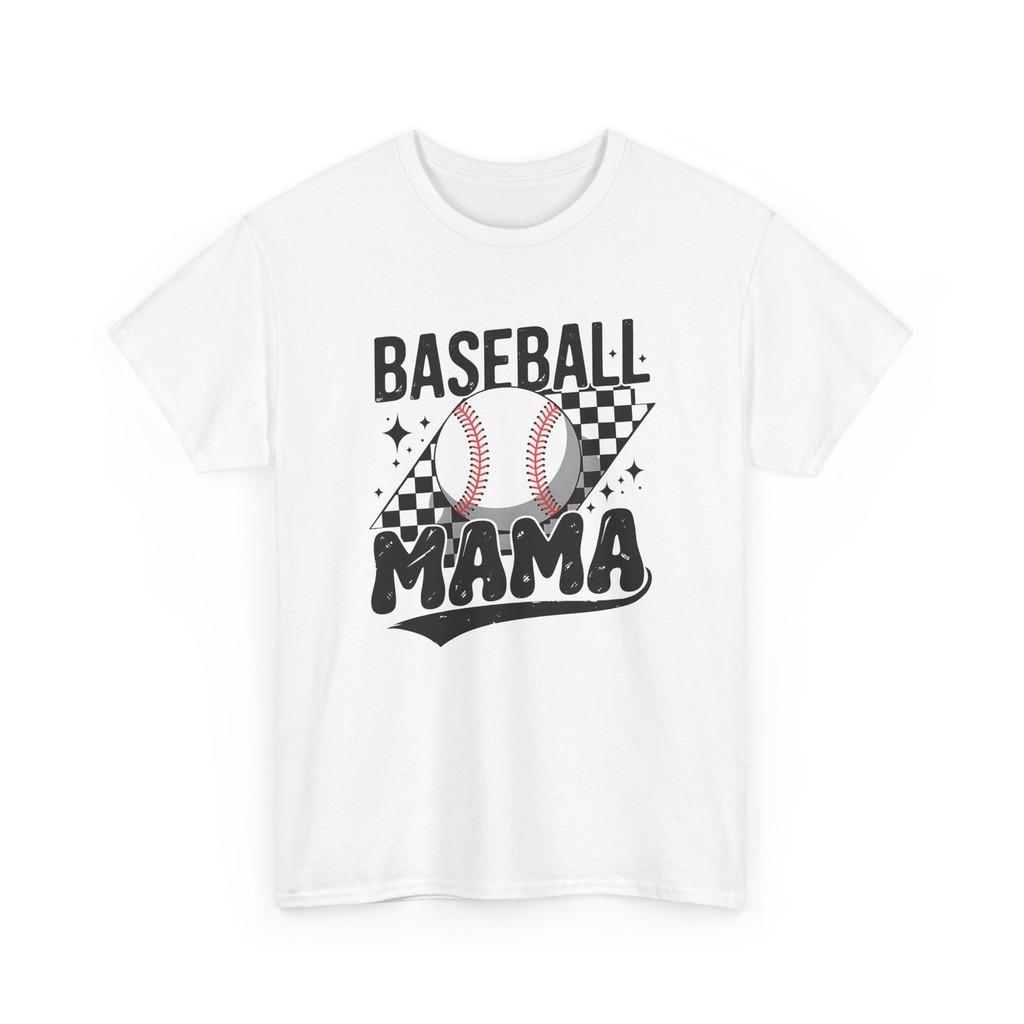 Áo thun bóng chày | Áo thun quạt bóng chày ngộ nghĩnh | Mẹ bóng chày ca rô