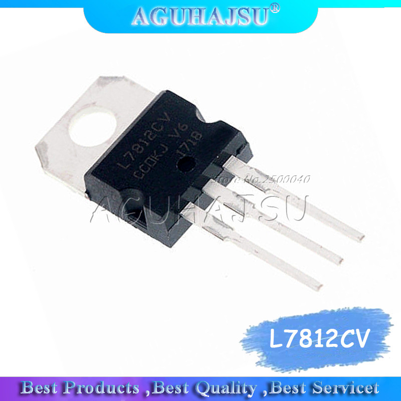 HT-10 CÁI L7812CV TO 220 L7812 LM7812 7812 IC điều chỉnh điện áp dương