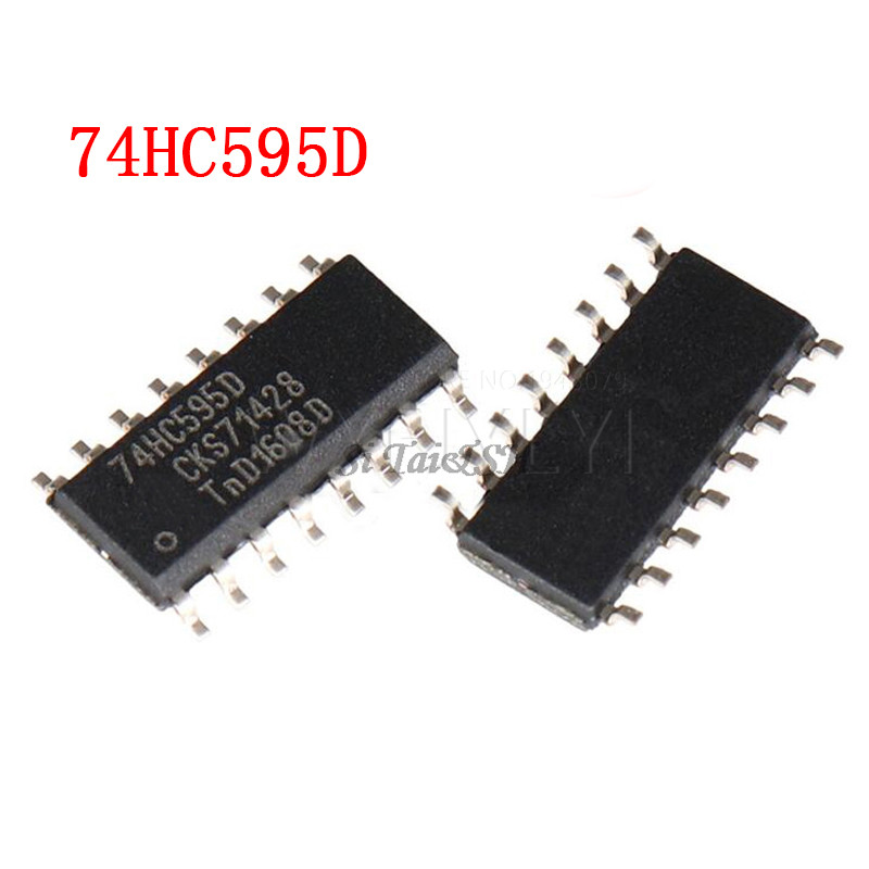 HT-50 CÁI 74HC595D 74HC595 SOP16 SOP SN74HC595DR SMD Mới nguyên bản