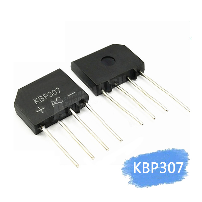 HT-20PCS KBP307 ZIP KBP 307 3A 700V Cầu phẳng cầu nối mới nguyên bản