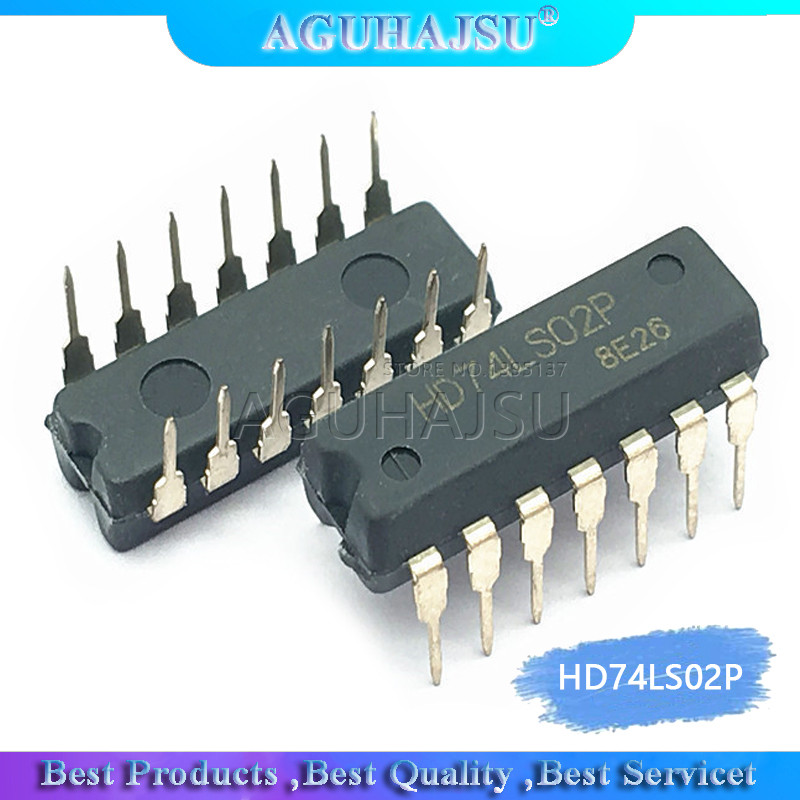 10 CHIẾC HD74LS02P DIP14 HD74LS02 DIP SN74LS02N 74LS02 SN74LS02 DIP 14 IC mới và nguyên bản