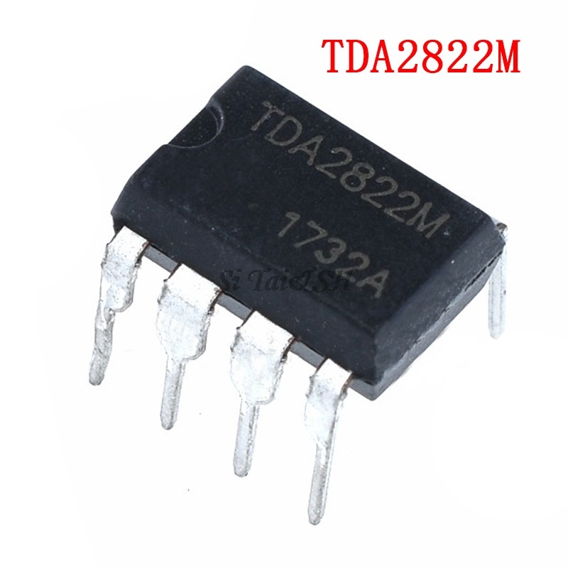 10 CÁI TDA2822M DIP8 TDA2822 2822 DIP 8 DIP Chip IC mới và nguyên bản