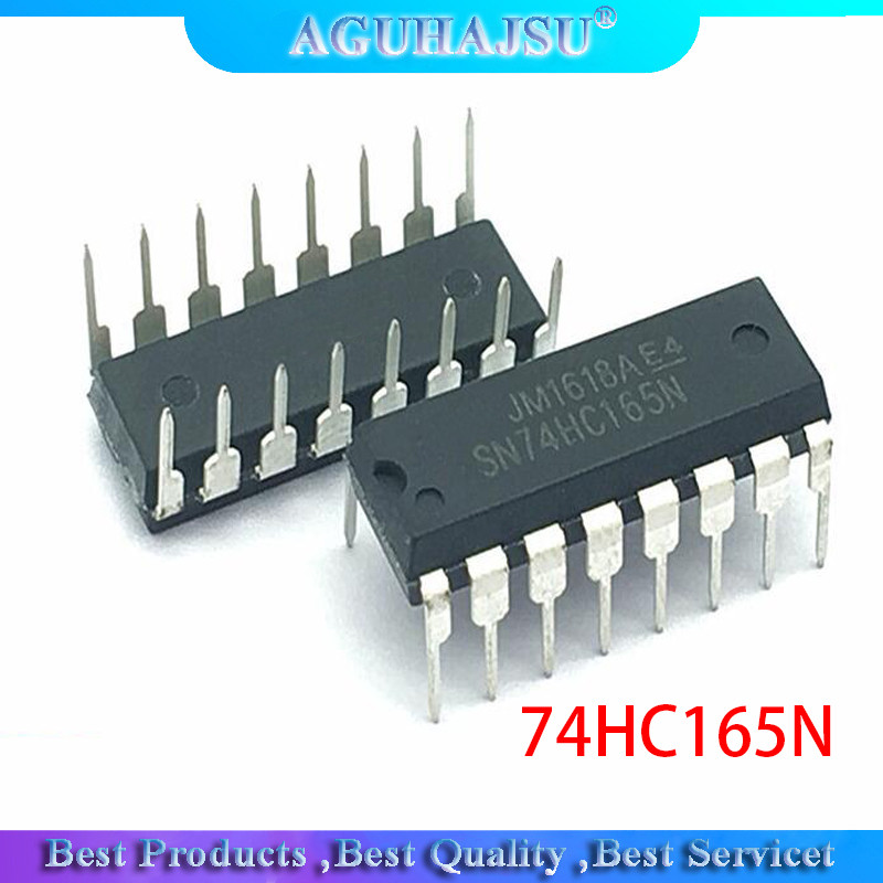 10 Chiếc 74HC165 74HC165N SN74HC165N DIP16 Quầy Chuyển Số Đăng Ký Mới Ban Đầu