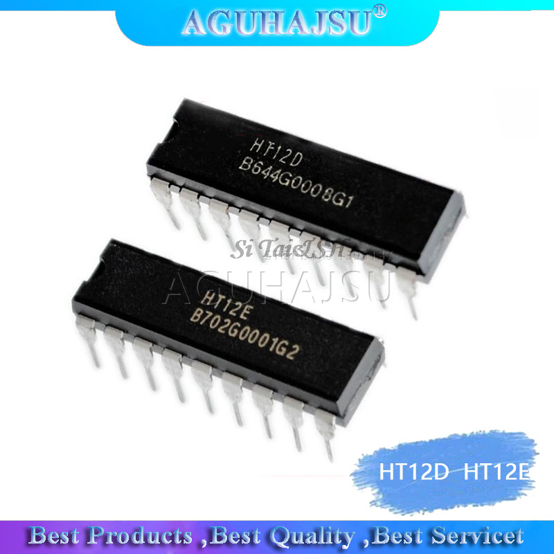 10 Cái / lốc = 5 Cặp Chính Hãng 5 Chiếc HT12D Và 5 Chiếc HT12E DIP20. HT 12D + HT 12E Còn hàng DIP